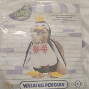 Penguin Dog Costume - Black and White
